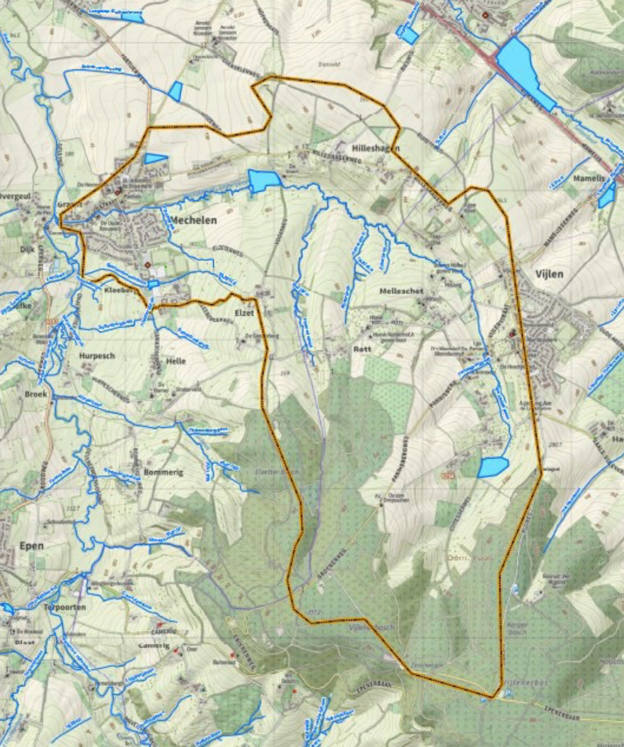 Plangebied verkenning Mechelderbeekdal