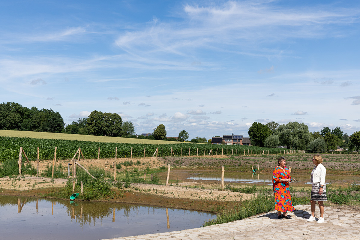 Oplevering waterbuffer Vijlen 