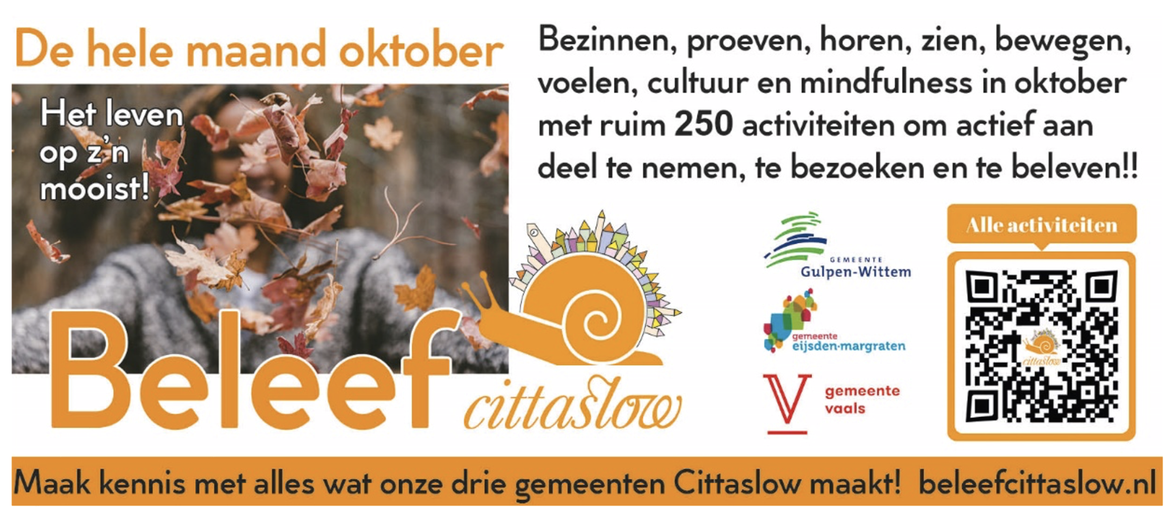 Cittaslow beleef maand