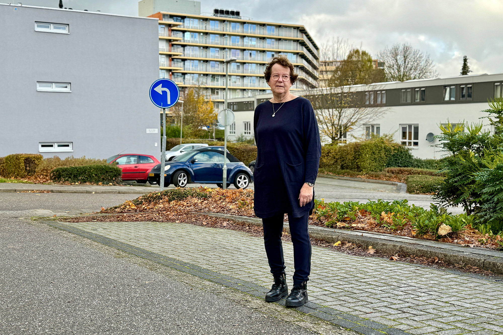 Marjo Schols in de wijk Vallisveld