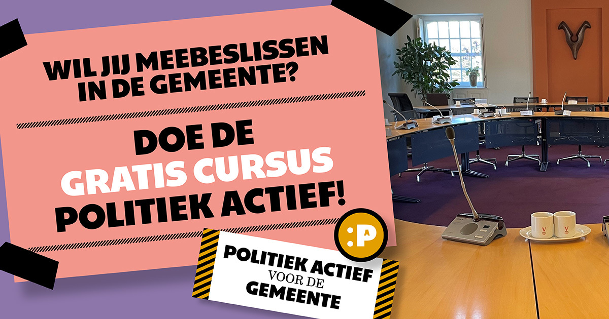Politiek Actief banner
