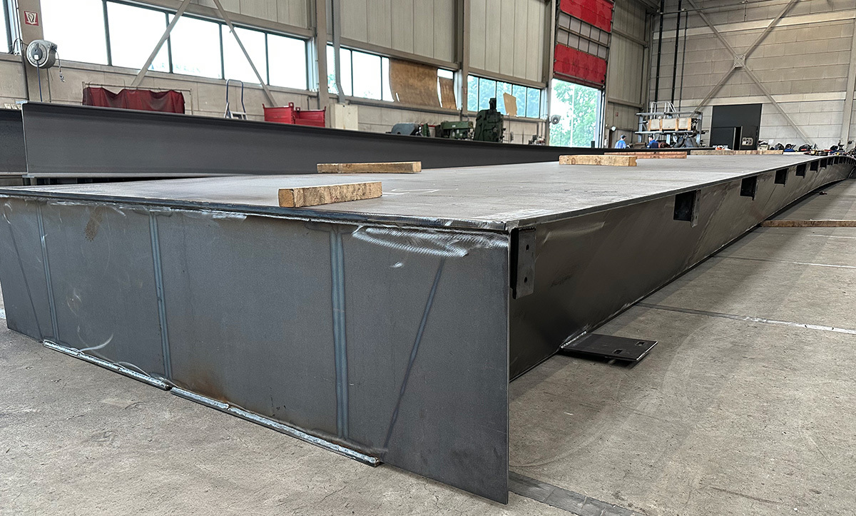 Stalen frame brug