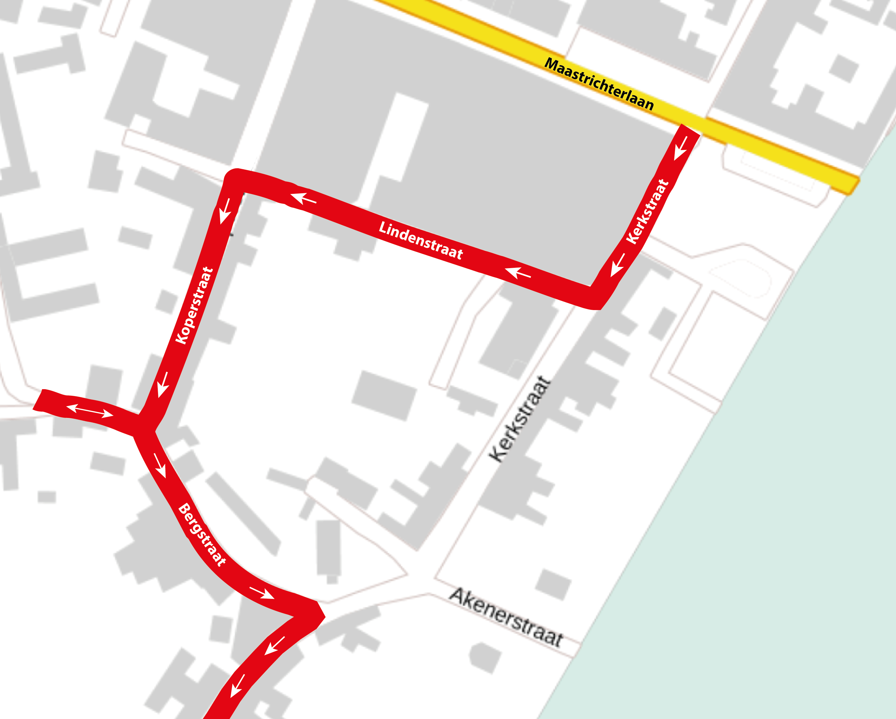 Omleidingsroute Kerkstraat